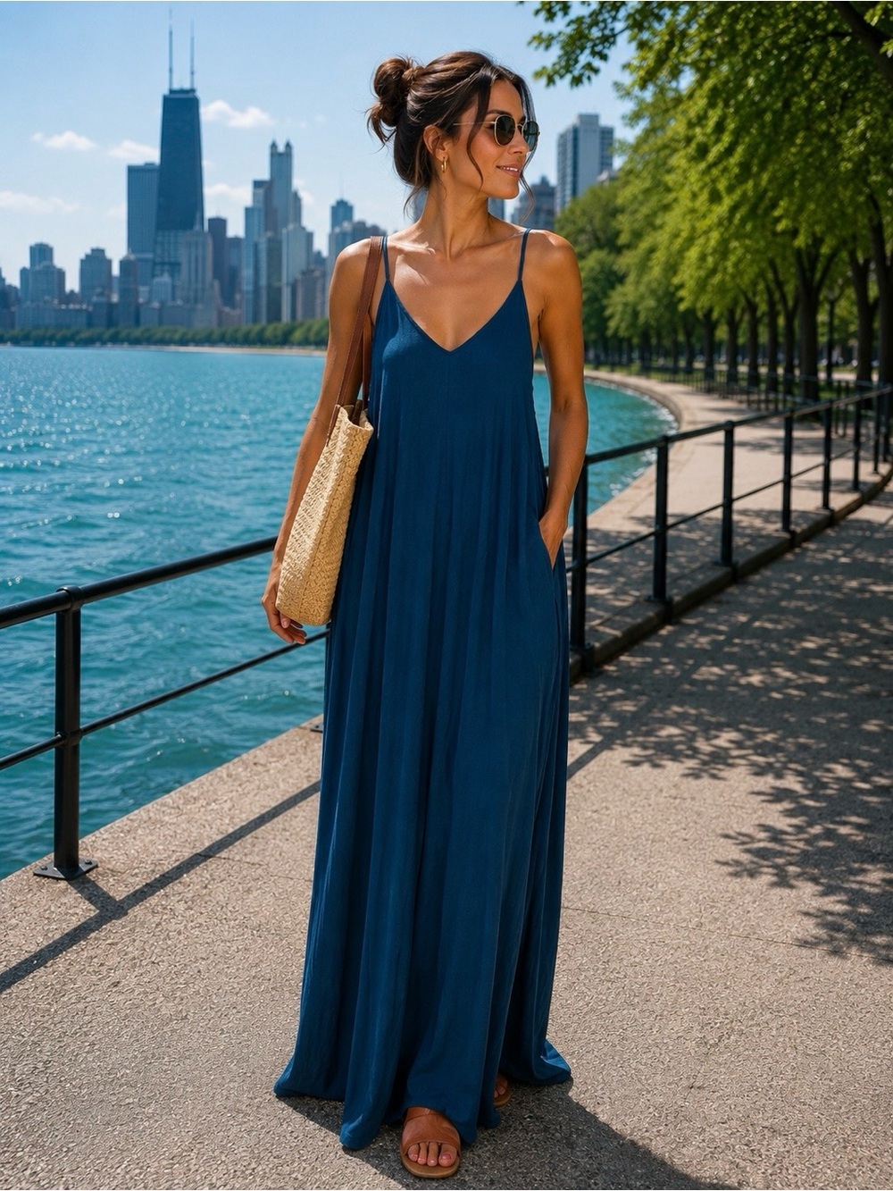 Lovestitch Weekend Mila Maxi Dress | Nordstrom | Sold-Out Blue Color